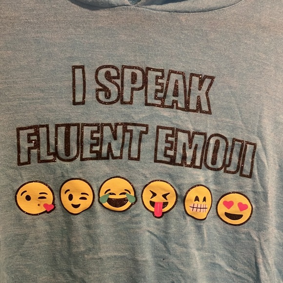 Twirl Brand Emoji Hooded Shirt - Picture 2 of 6